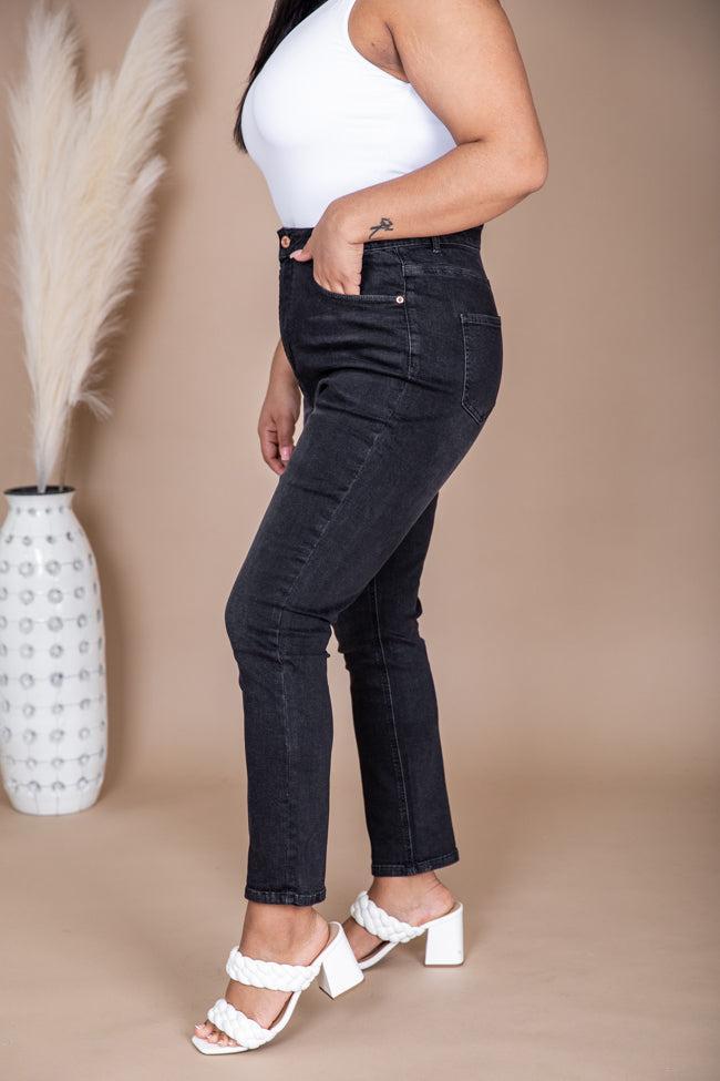 Bianca Black Vintage Straight Leg Jeans Product Image