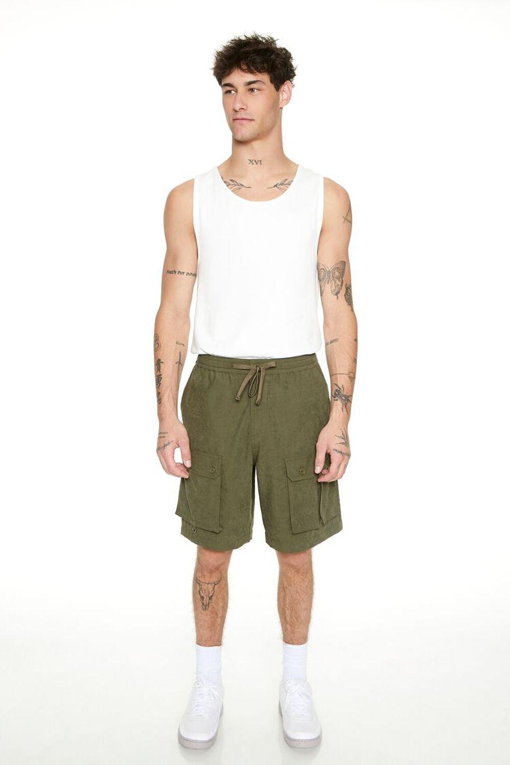 Drawstring Cargo Shorts | Forever 21 Product Image