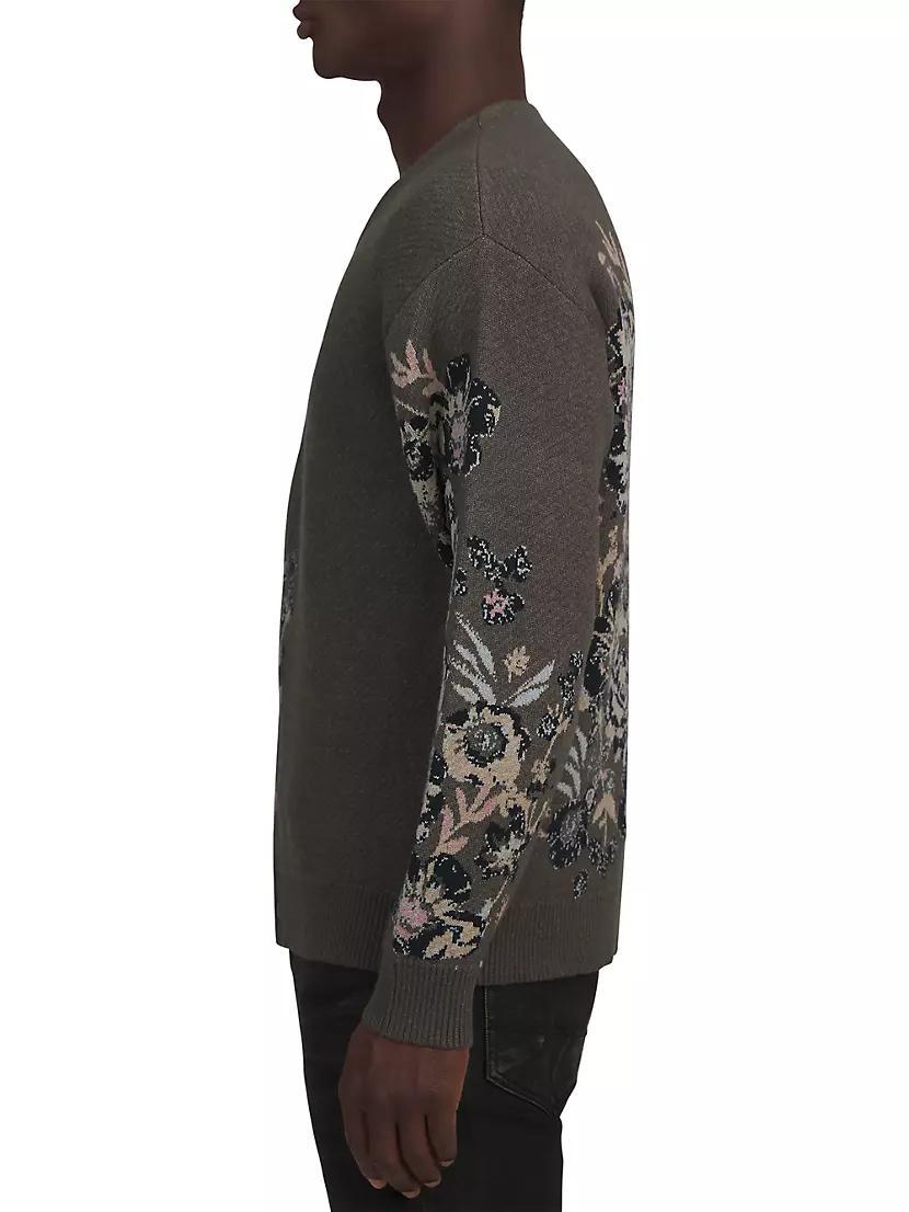 Floral Jacquard Cardigan Product Image