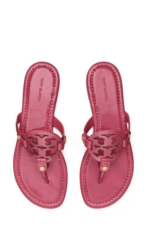 Womens Miller Patent Leather Thong Sandals Product Image