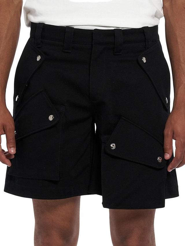 Mens Cotton Cargo Shorts Product Image