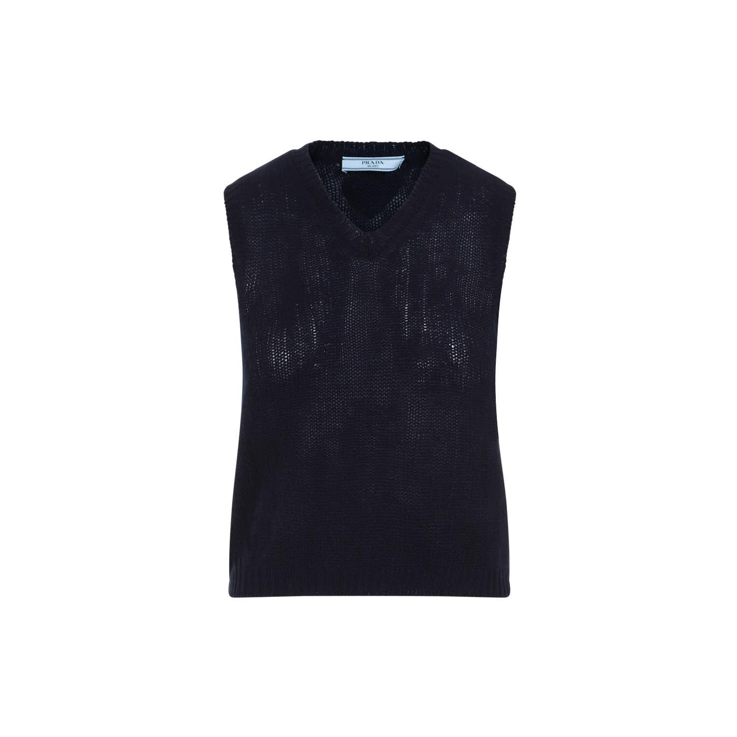 V In Navy Blue Product Image