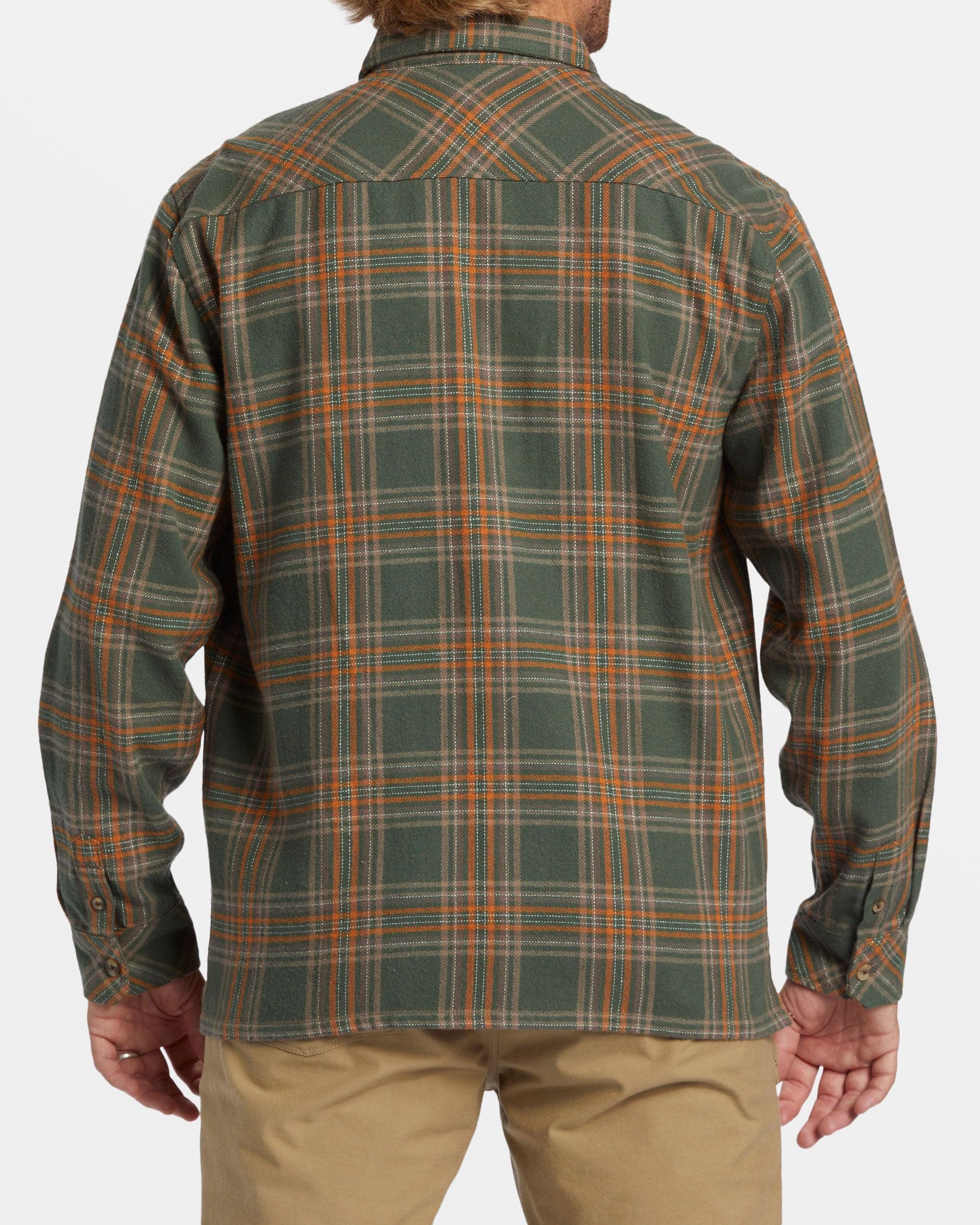 Offshore Long Sleeve Flannel Shirt - Fern Male Product Image