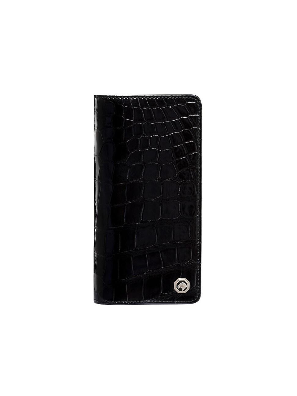 Mens Diamante Crocodile And Calfskin Bifold Wallet Product Image