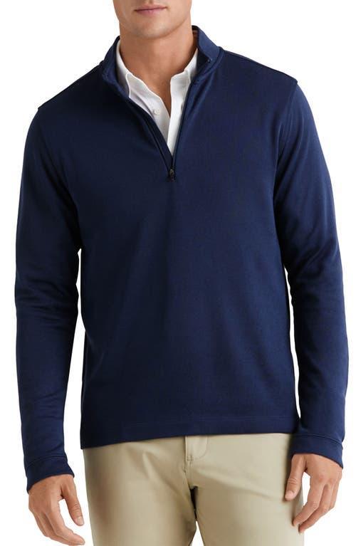 Rhone Men's Commuter 1/4 Zip Sweater Navy Product Image