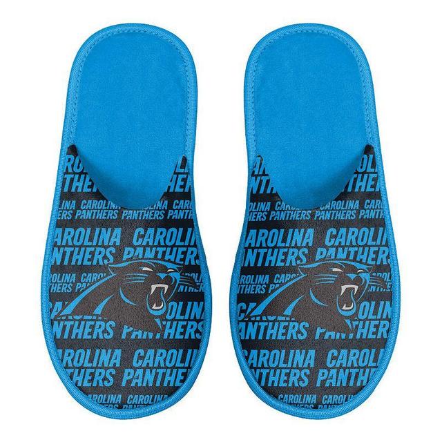 Mens FOCO Carolina Panthers Scuff Logo Slide Slippers Product Image