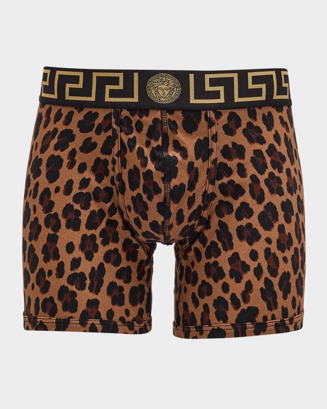 Men's Leopard-Print Boxer Briefs Product Image