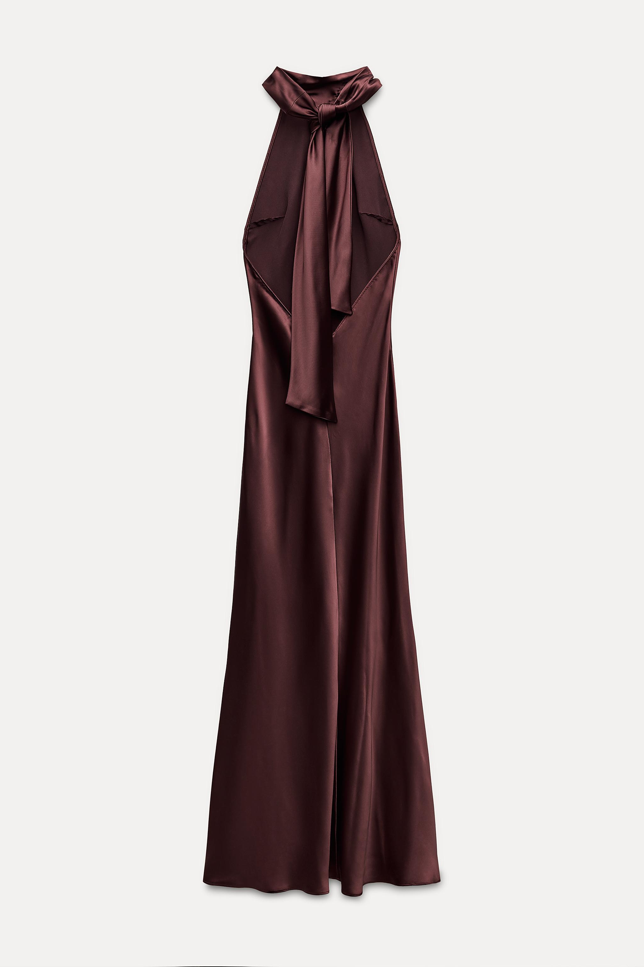 LONG HALTER DRESS Product Image