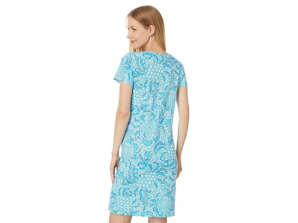 Lilly Pulitzer Etta Dress (Resort White Goombay Grooves) Women's Clothing Product Image