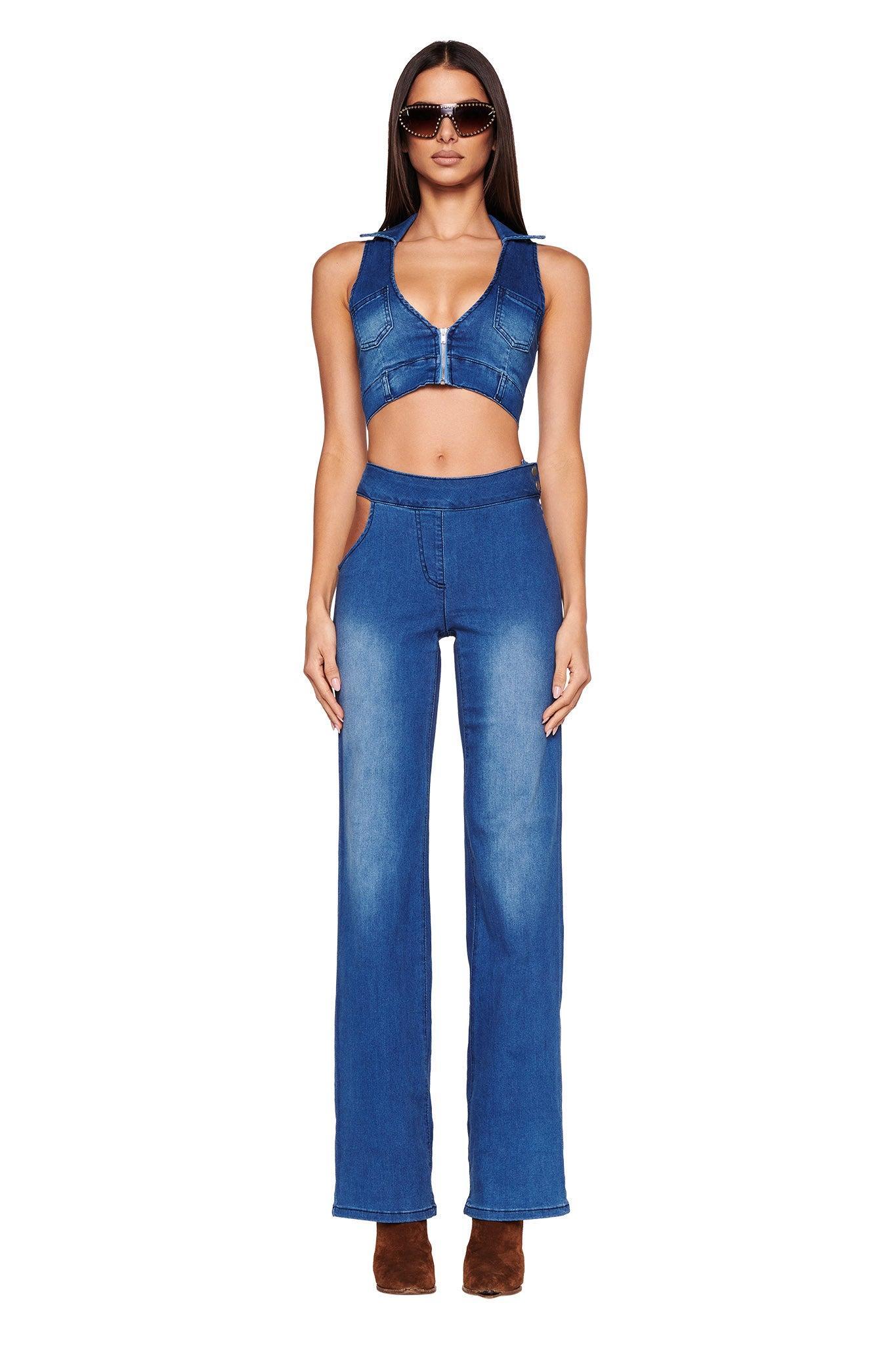 KAYLA PANT - BLUE Product Image