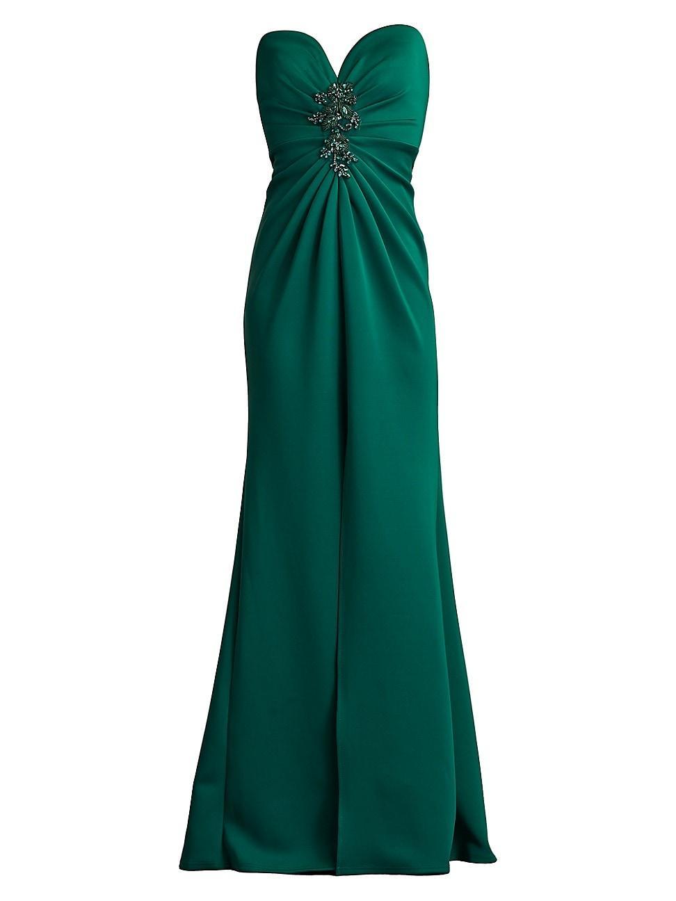 Womens Sweetheart Slit-Front Gown product image