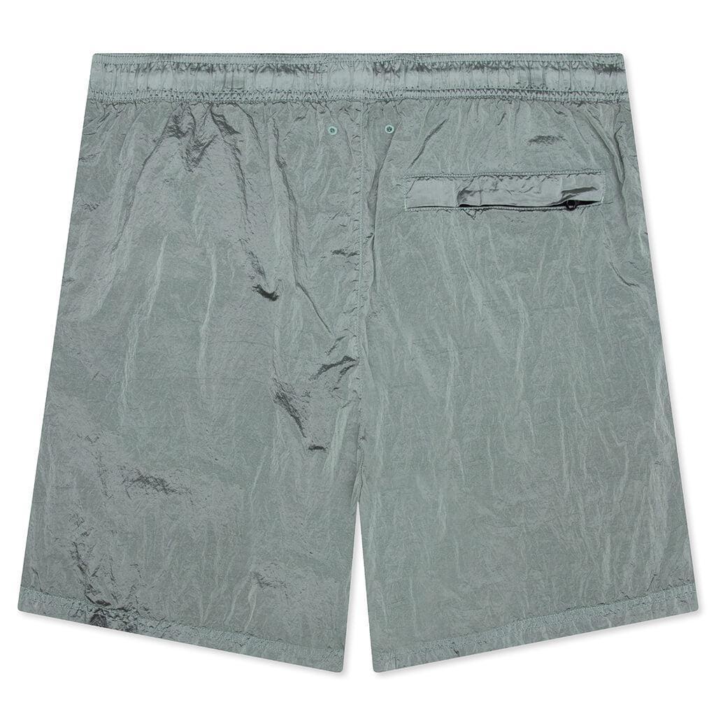 Econyl Regenerated Nylon Swim Trunks - Sage Green Male Product Image