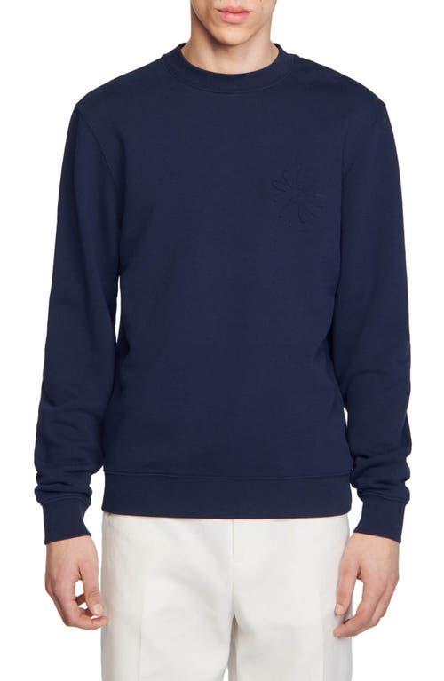 Mens Cotton Flower Sweatshirt Product Image