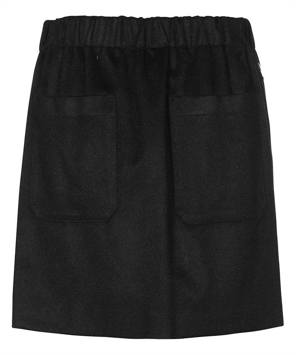 Austero Strap-embellished Stretch-woven Mini Skirt In Black Product Image