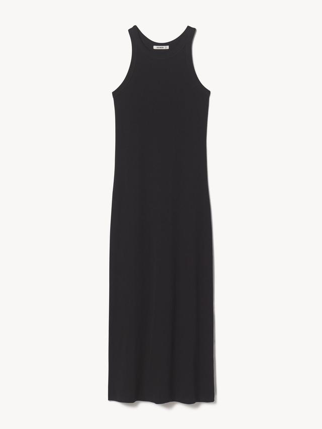 Black Surplus Rib Tank Dress Product Image