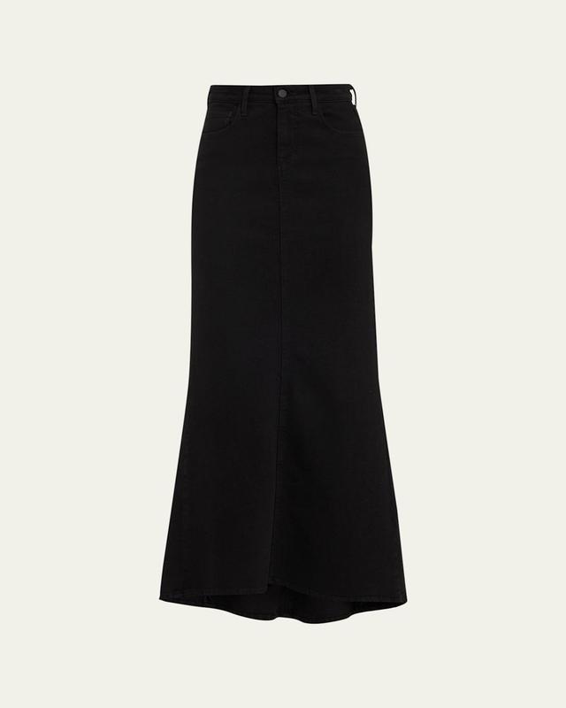 Womens Kailani Denim Maxi Skirt Product Image