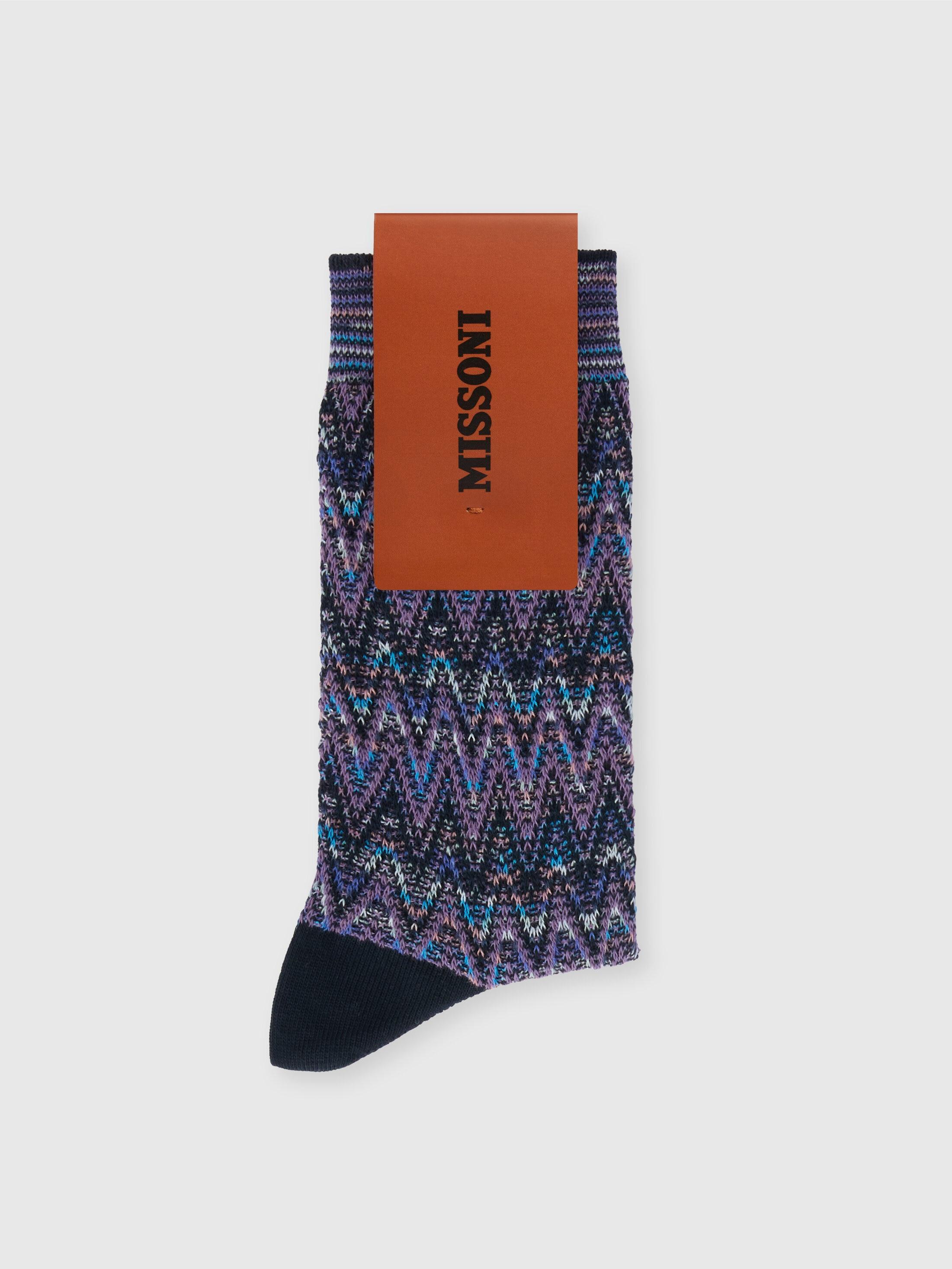 Chevron cotton socks Product Image