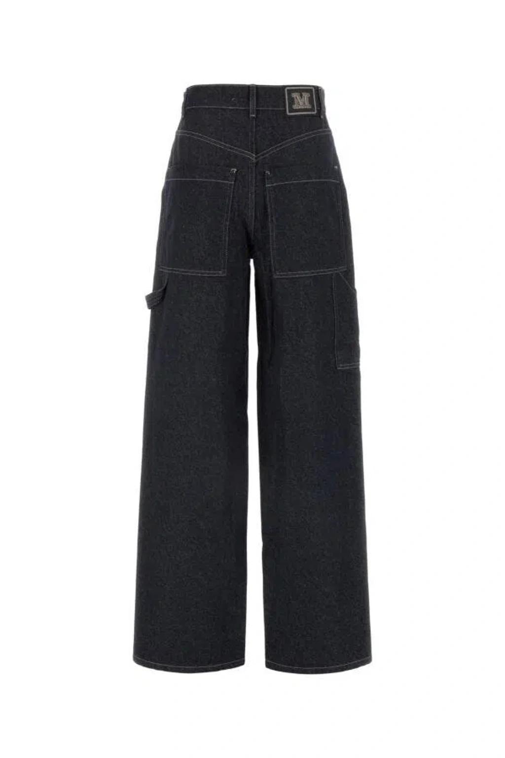 Pantalone Centro-40 Nd  Female In Blue Product Image