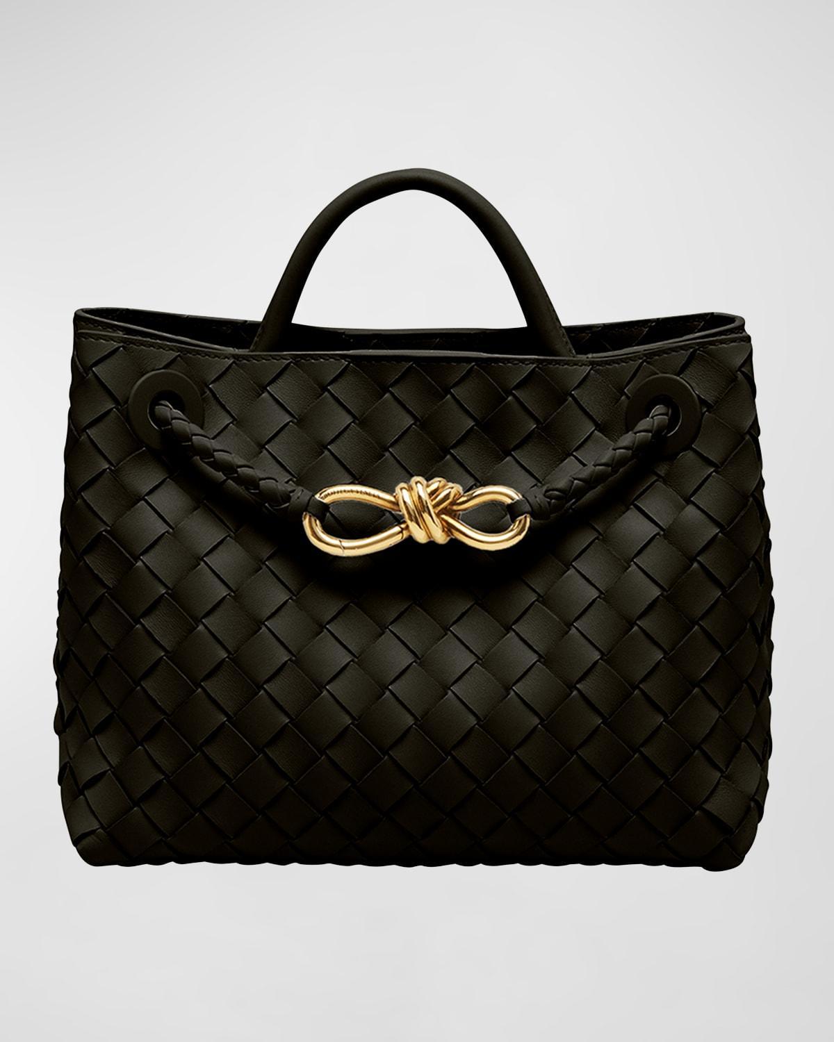 Bottega Veneta Andiamo Small Woven Shoulder Bag Product Image