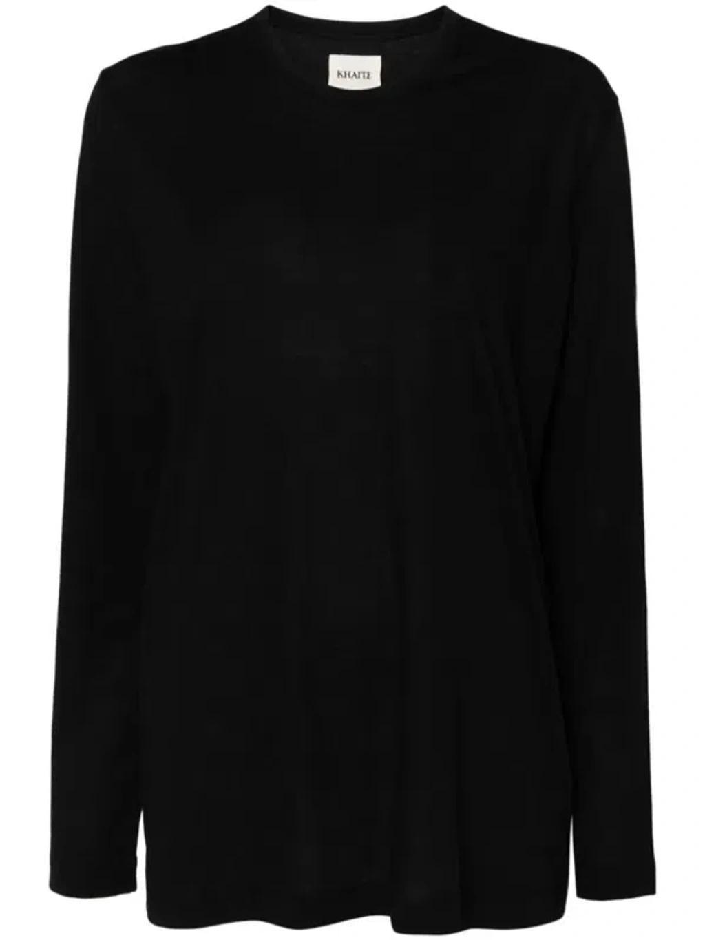 Long-sleeved T-shirt In Black product image