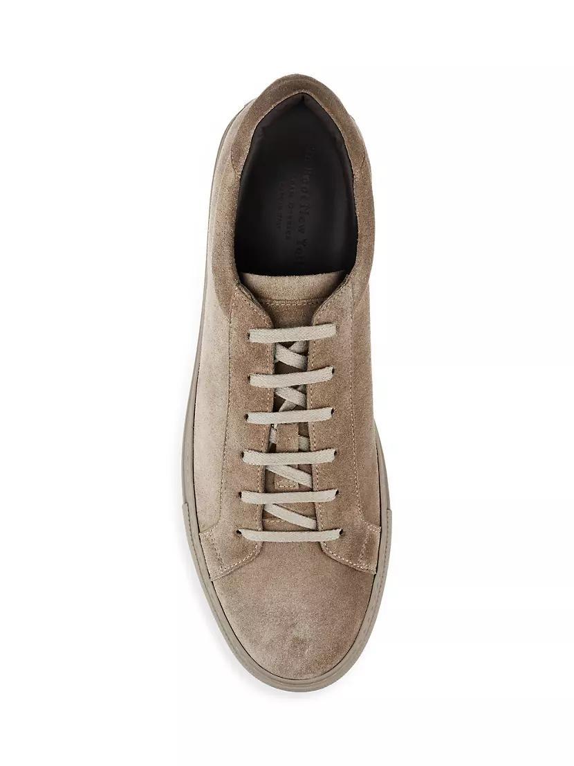 Mens Suede Lace-Up Sneakers Product Image