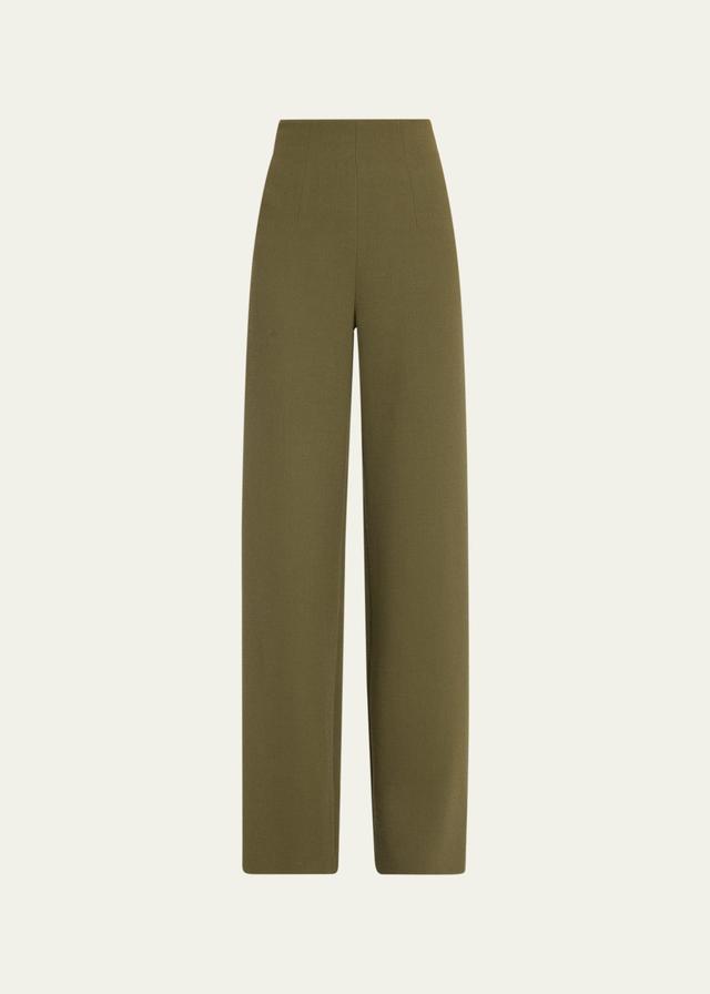 Signature Wool Straight Leg Pants Product Image