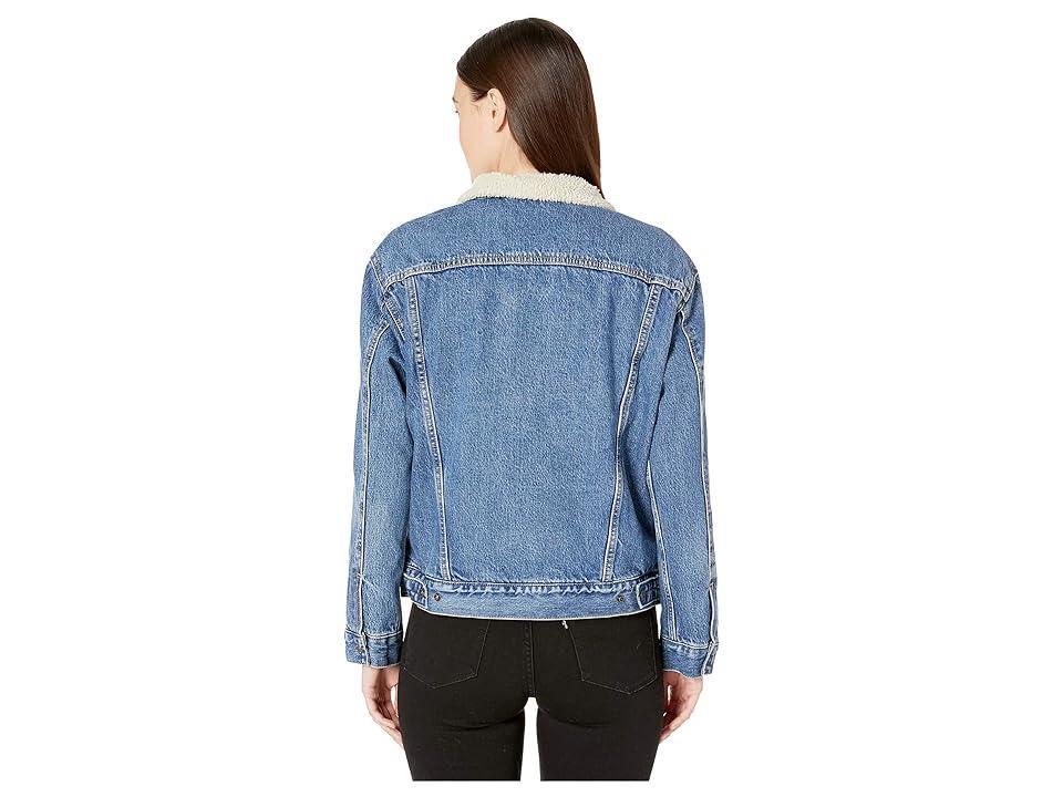 Levi's(r) Premium Ex-Boyfriend Sherpa Trucker (Addicted To Love) Women's Coat Product Image