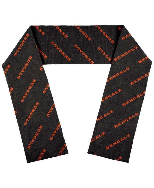 Womens Wear by Erin Andrews Cincinnati Bengals Team Wordmark Scarf Product Image