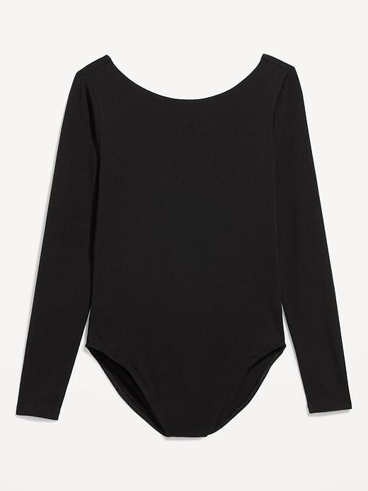 Double-Layer Scoop-Back Bodysuit Product Image