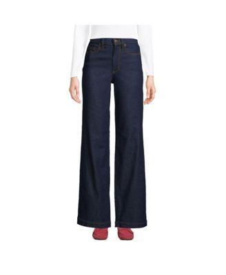 Women's Recover High Rise Wide Leg Blue Jeans Product Image