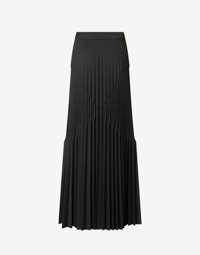 Stretch wool twill skirt Product Image