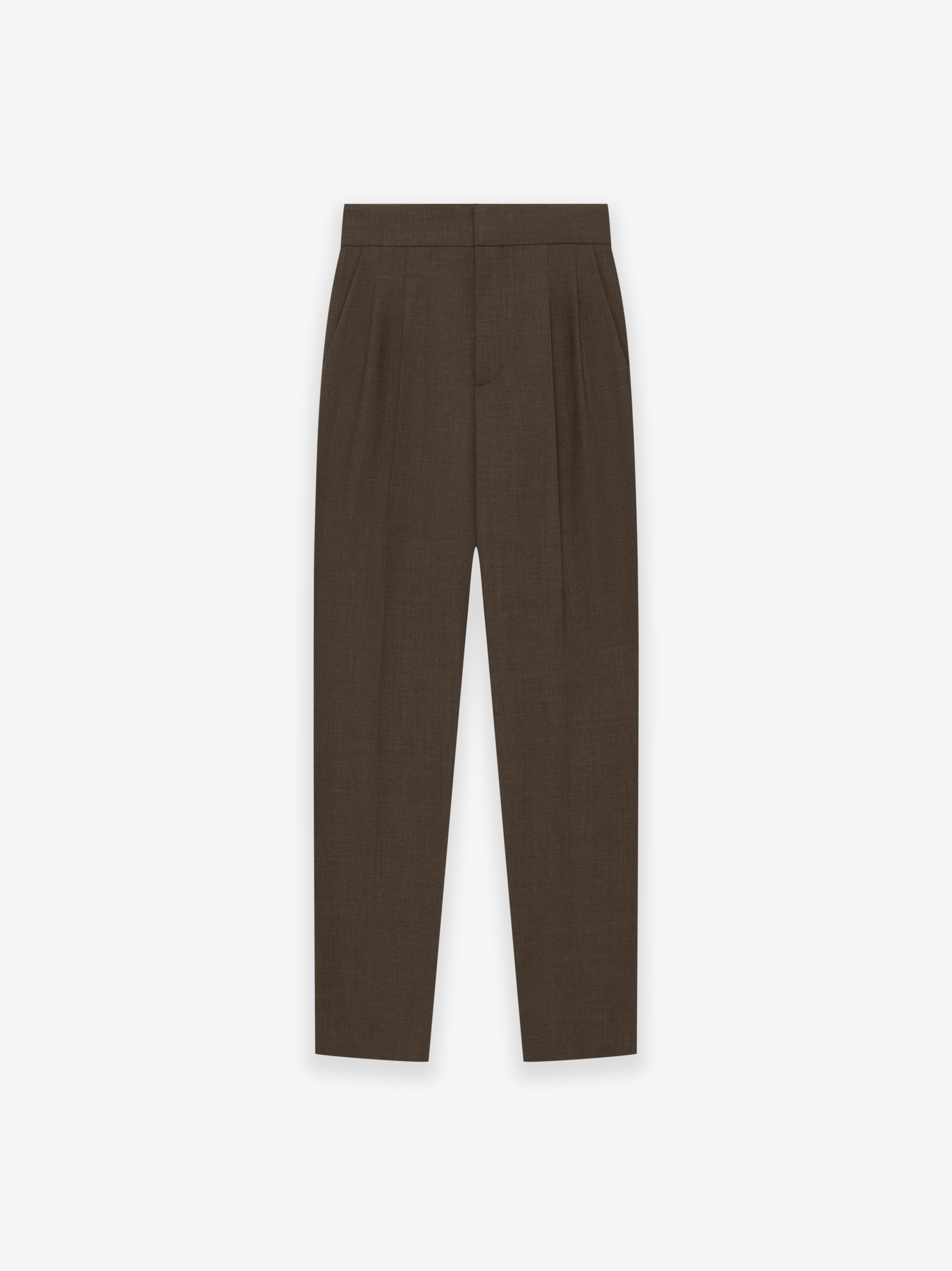 Wool Canvas Tapered Trouser Product Image