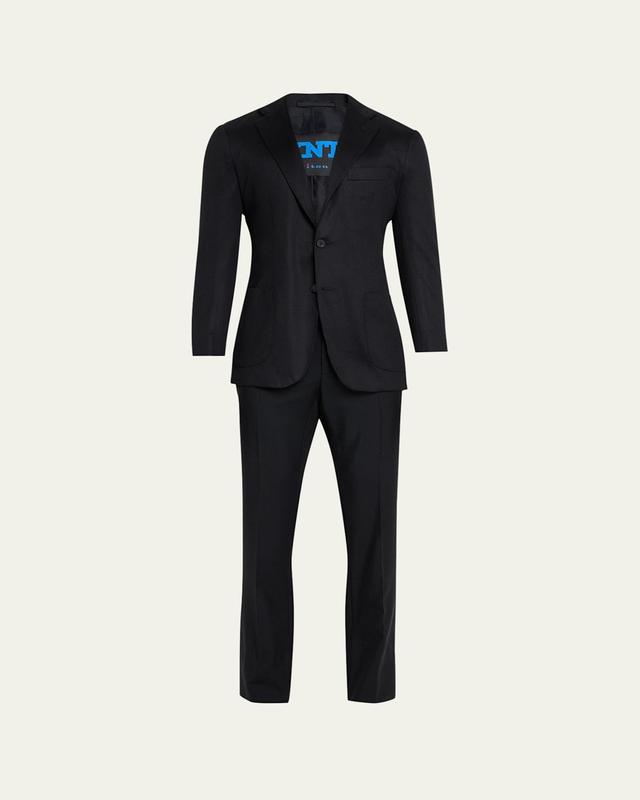 Mens 14-Micron Wool Two-Button Blazer Product Image