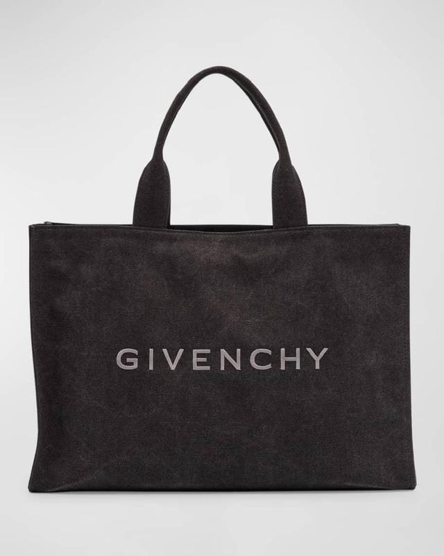 Men's Canvas Logo Tote Bag Product Image