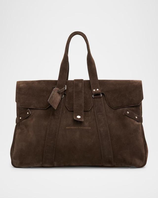 Men's Suede Duffel Bag Product Image