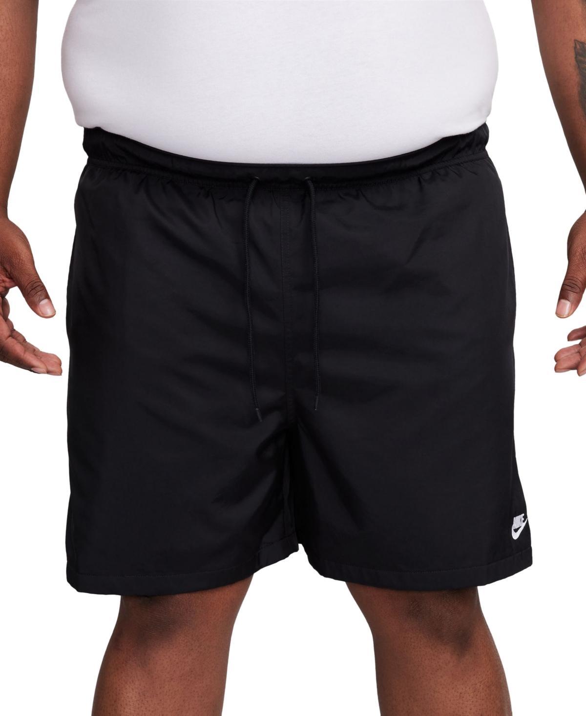 Nike Mens Nike Club Flow Shorts - Mens Oil Green/White Product Image