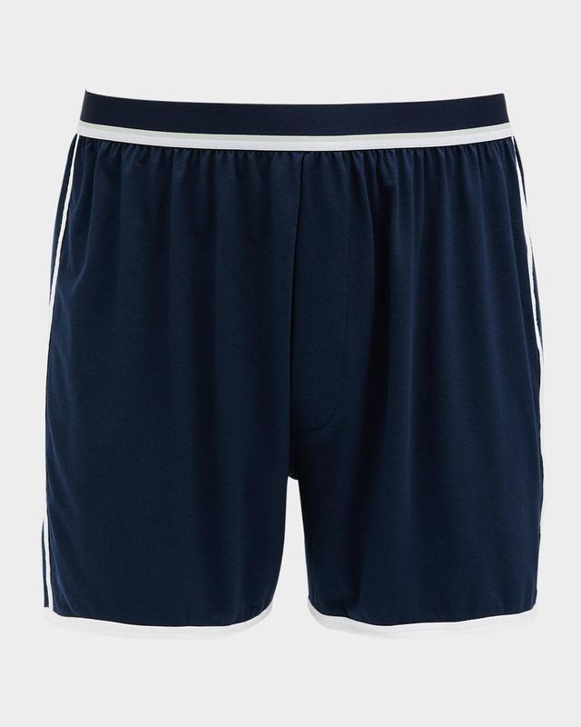 Mens Pierre Contrast-Trim Boxer Shorts Product Image