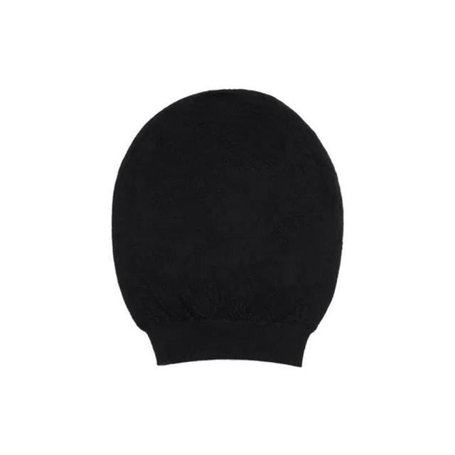 Cashmere Knit Beanie In Black Product Image