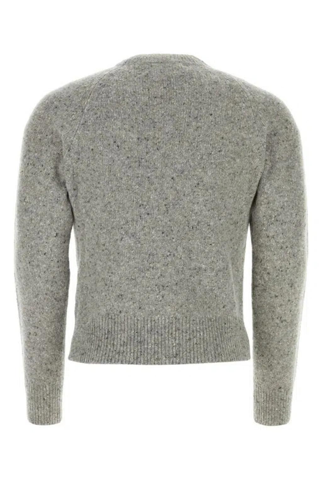 Ami Knitwear In Gray Product Image