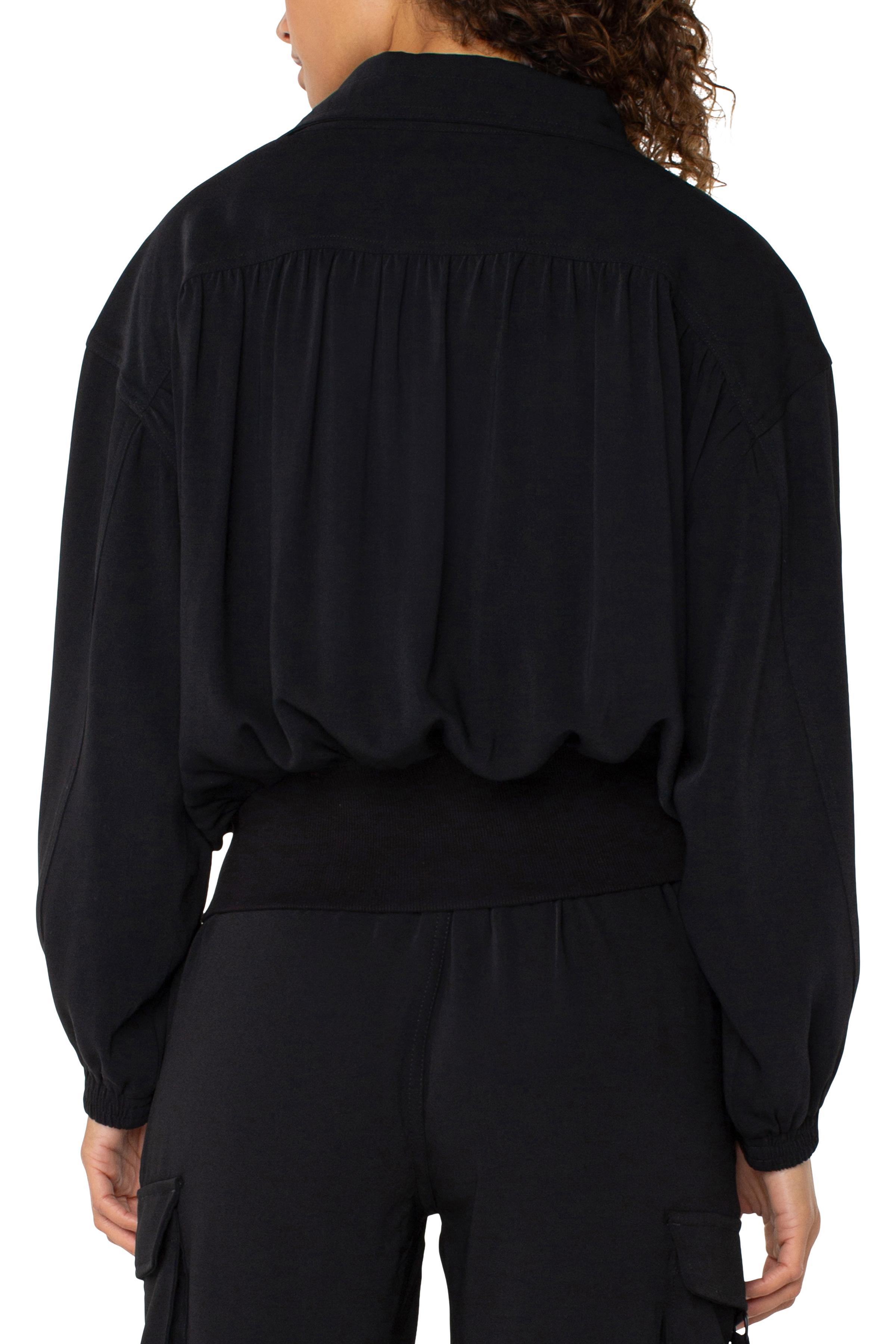 Zip Up Dolman Jacket Product Image