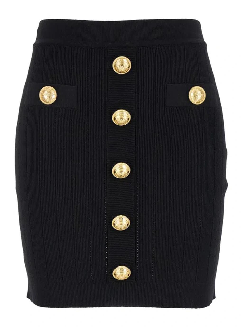 BALMAIN Button Detailed High In Black Product Image