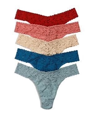 Hanky Panky Signature Original-Rise Thongs, Set of 5 Product Image