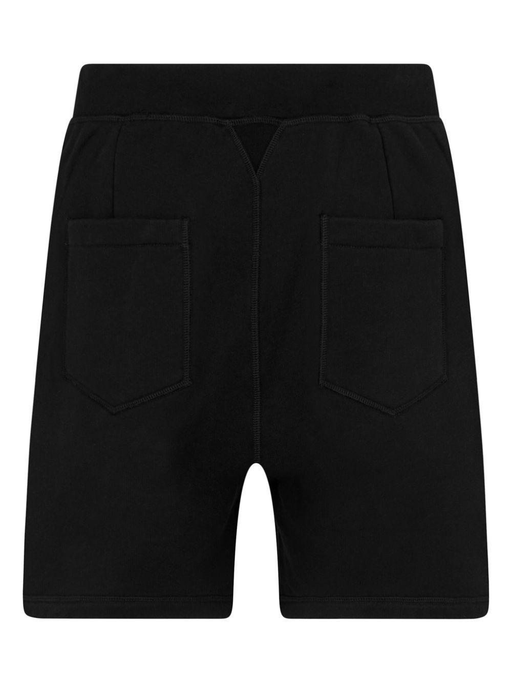 DSQUARED2 Logo-print Track Shorts In Black Product Image