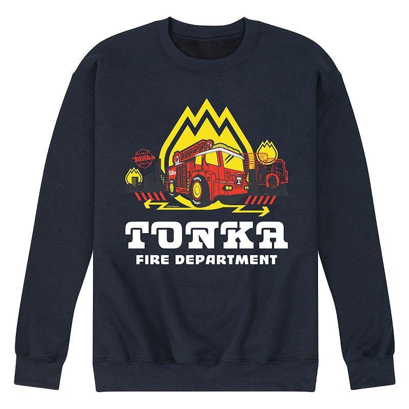 Mens Tonka Fire Department Fleece Sweatshirt Blue Product Image