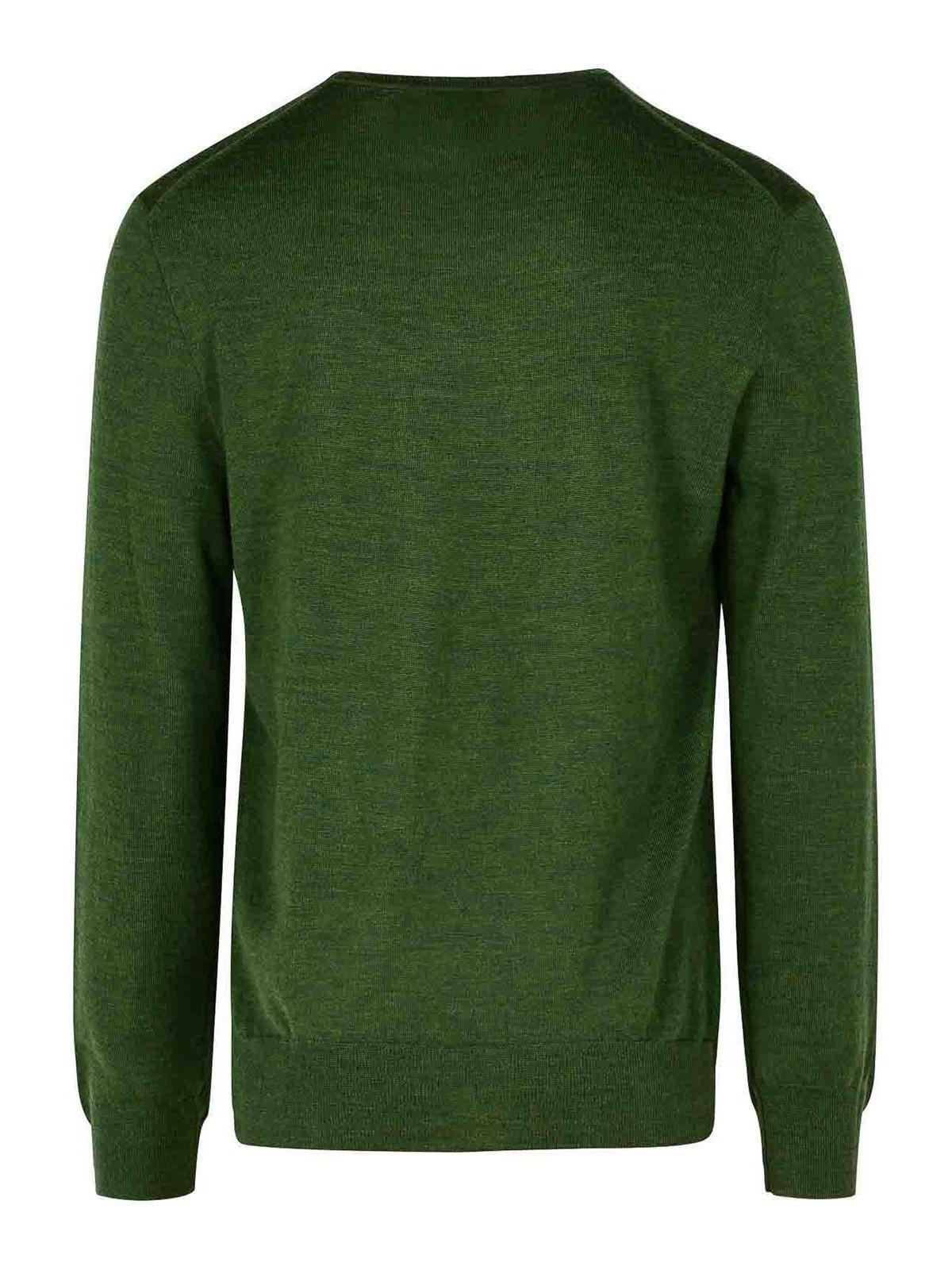 POLO RALPH LAUREN Green Wool Sweater Product Image