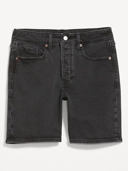 High-Waisted OG Button-Fly Jean Shorts -- 7-inch inseam Product Image