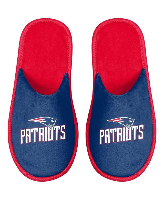 Mens FOCO New England Patriots Scuff Slide Slippers Blue Product Image