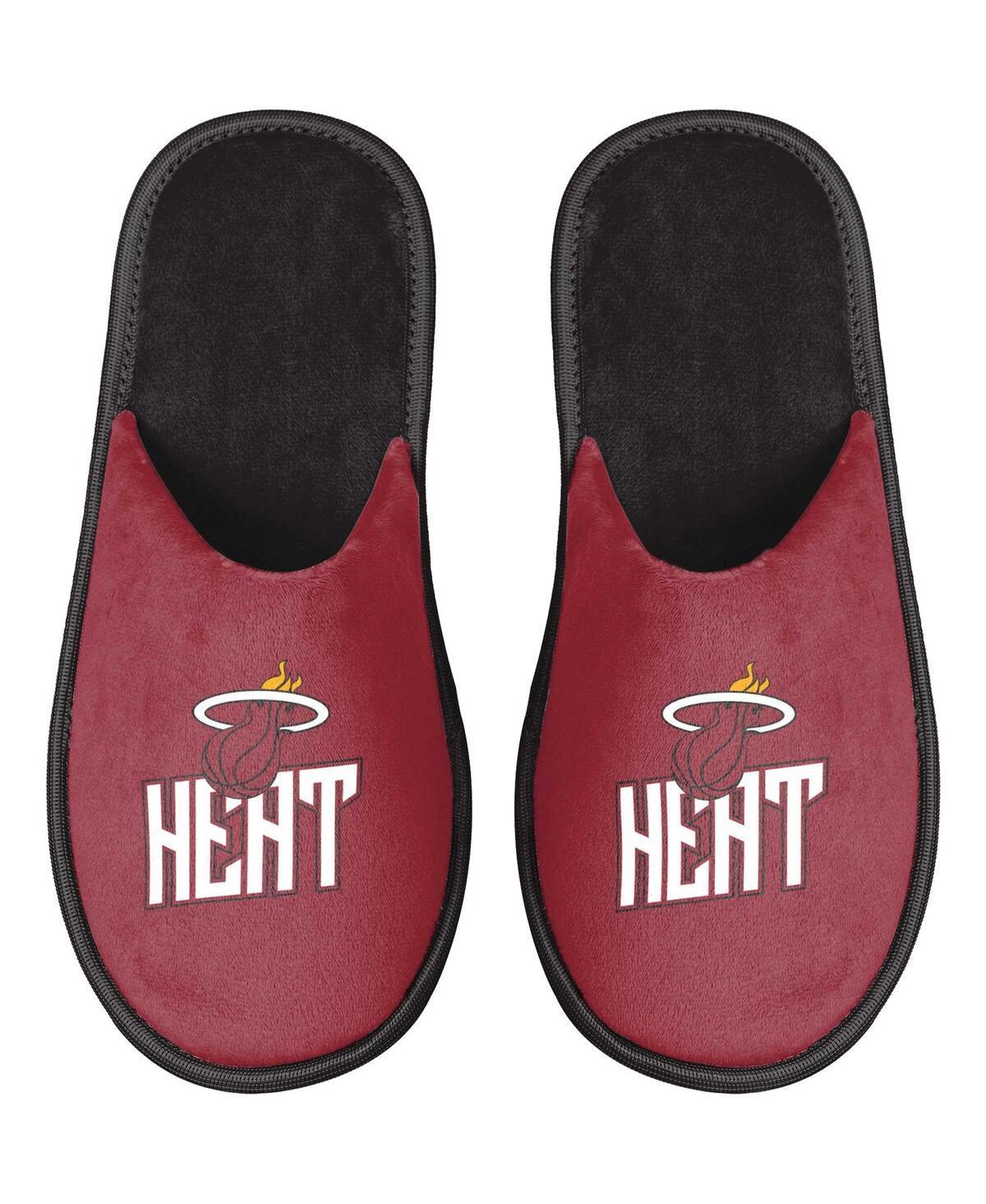 Mens Miami Heat Scuff Slide Slippers Product Image