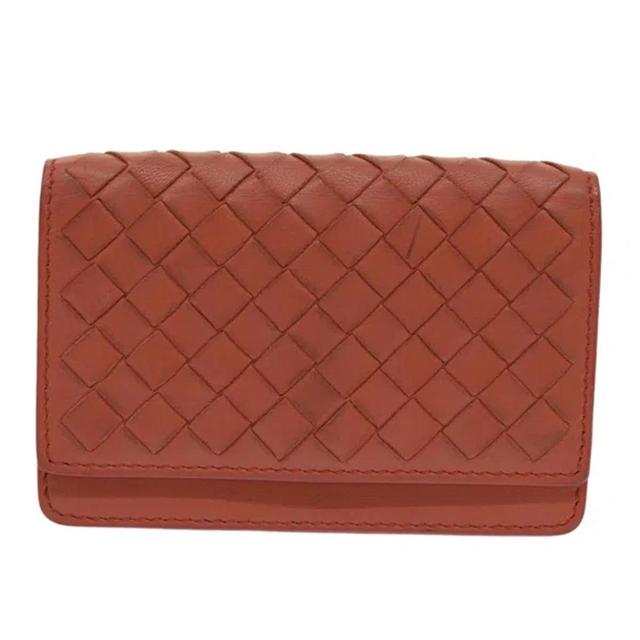 Intrecciato Pink Leather Wallet  () Product Image