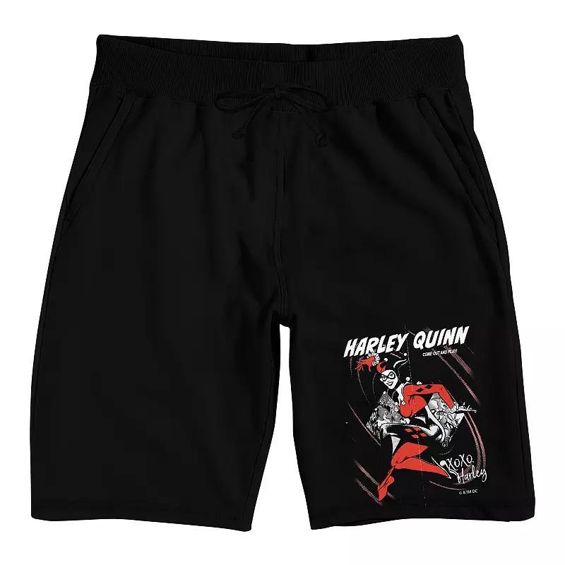 Mens Harley Quinn XOXO Sweat Shorts Product Image